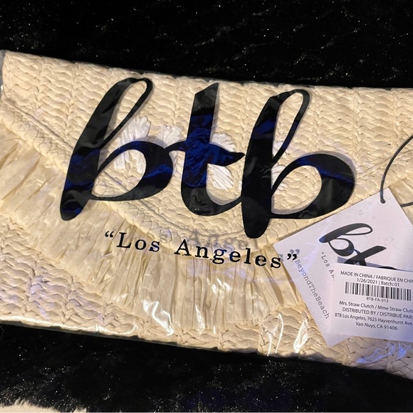btb Los Angeles Mrs. straw clutch - Picture 2 of 5